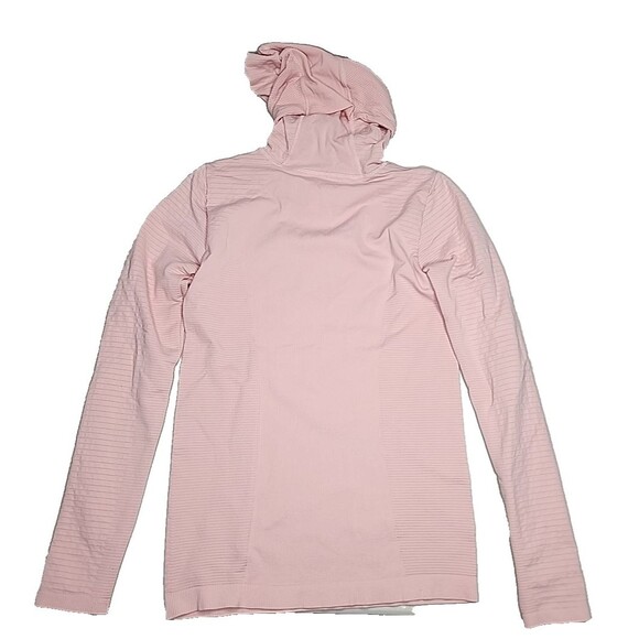 Athleta women's Light Pink  long-sleeved hoodie pullover top Sz S - Picture 8 of 10
